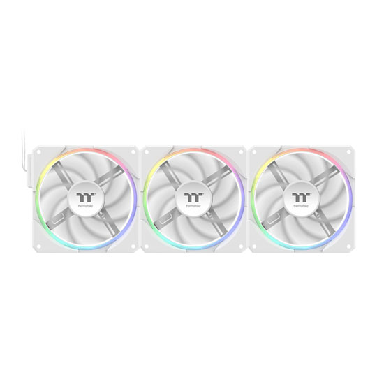 Thermaltake TS 120 EX RGB Airflow / Static Pressure 120mm PWM White Triple Fan Pack