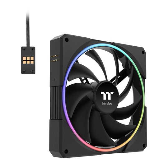 Thermaltake TS 140 EX RGB Airflow / Static Pressure 140mm PWM Black Triple Fan Pack