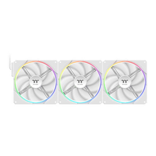 Thermaltake TS 140 EX RGB Airflow / Static Pressure 140mm PWM White Triple Fan Pack