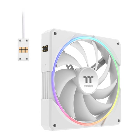 Thermaltake TS 140 EX RGB Airflow / Static Pressure 140mm PWM White Triple Fan Pack