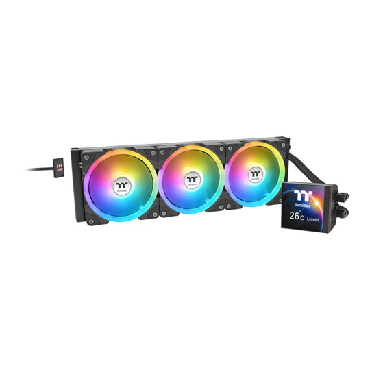 Thermaltake 420mm MAGFloe 420 Ultra ARGB Sync Black All-in-One CPU Hydro Cooler Thermaltake 420mm MAGFloe 420 Ultra ARGB Sync Black All-in-One CPU Hydro Cooler