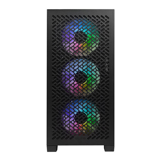 Cooler Master Elite 302 MicroATX Tempered Glass Black PC Gaming Case : image 3