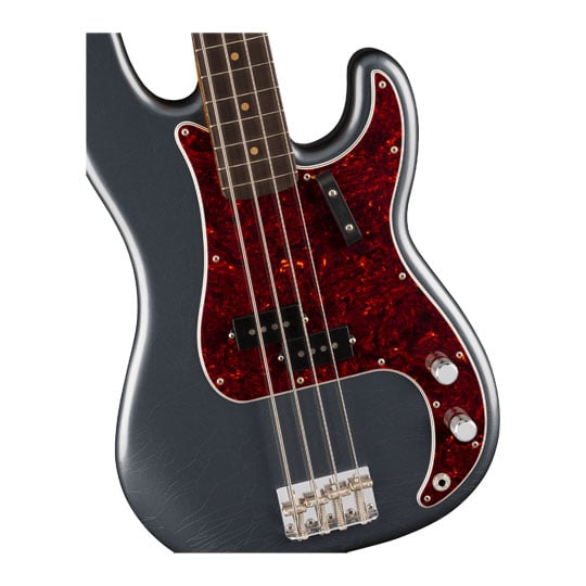 Fender Vintera II Road Worn '60s Precision Bass, Charcoal Frost Metallic