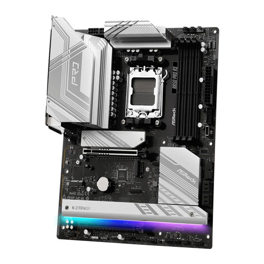 Refurbished ASRock AMD B850 Pro RS AM5 DDR5 PCIe 5.0 ATX Motherboard : image 3