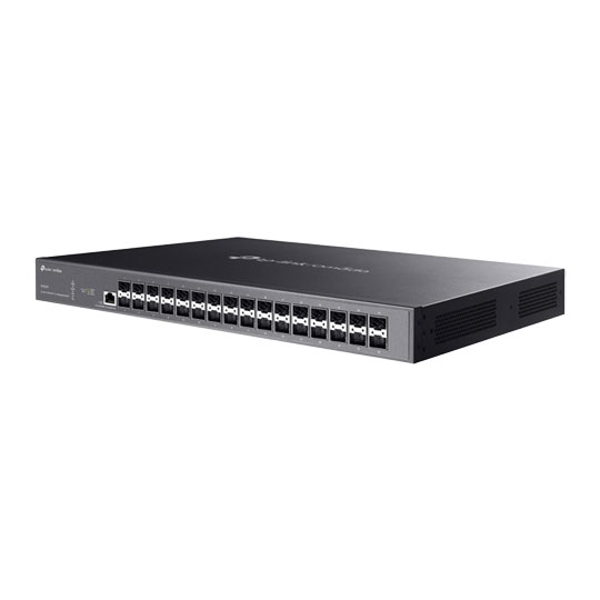 tp-link 32-Port SFP+ Layer 2+ Managed 1U Switch with Link Aggregation