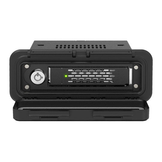 ToughArmor EX MB601V4KW-B Ruggedized 1 Bay 2.5" U.2/U.3 NVMe SSD Mobile Rack Enclosure
