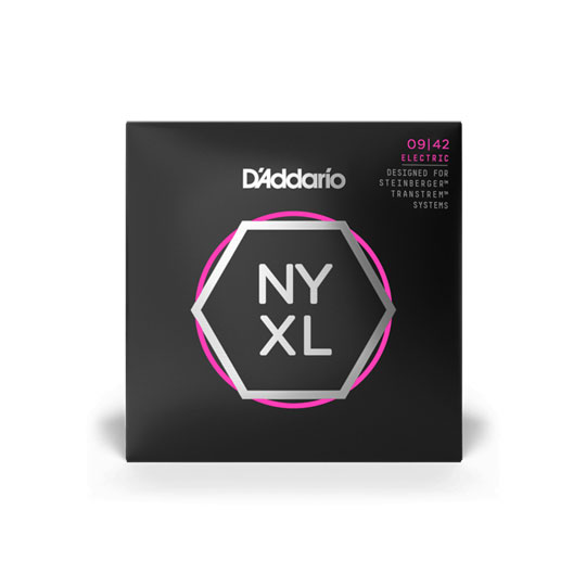 D'Addario NYXLS0942 Electric Guitar Strings, Super Light, Double Ball End, 09-42