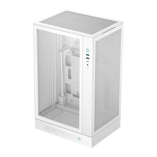 Deepcool CH270 Digital WH White Tempered Glass MicroATX/Mini-ITX Case