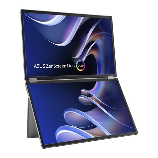 ASUS 14" MQ149CD ZenScreen Duo OLED Portable Monitors with Kickstand : image 1
