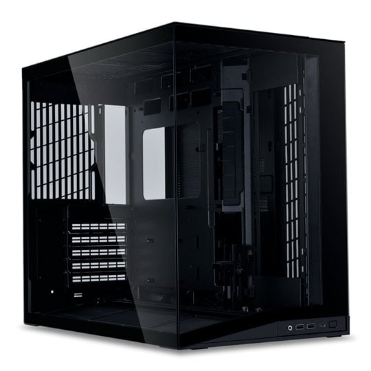 Lian Li O11 Dynamic Mini V2 Black Dual Chamber Compact Mid Tower PC Gaming Case