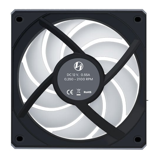 Lian Li UNI FAN CL Wireless Reverse Blade 120mm ARGB PWM Fan Black : image 4