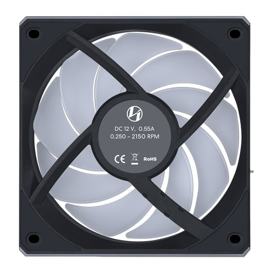 Lian Li UNI FAN CL Wireless 120mm Fan Black 3 Pack With Hub : image 4
