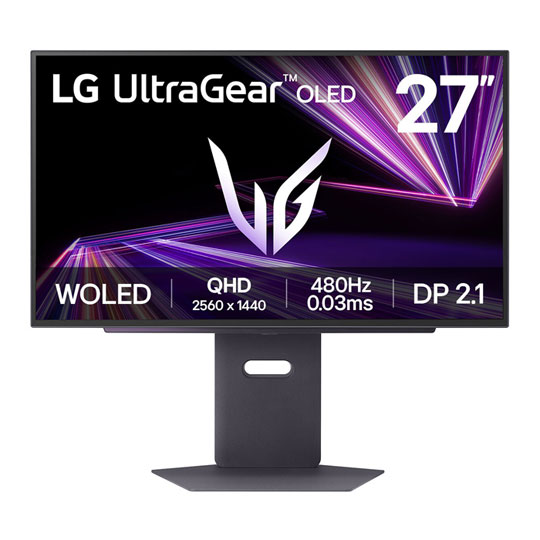 Open Box LG 27" UltraGear 27GX790A-B QHD 480Hz FreeSync Premium Pro OLED Gaming Monitor Open Box LG 27" UltraGear 27GX790A-B QHD 480Hz FreeSync Premium Pro OLED Gaming Monitor