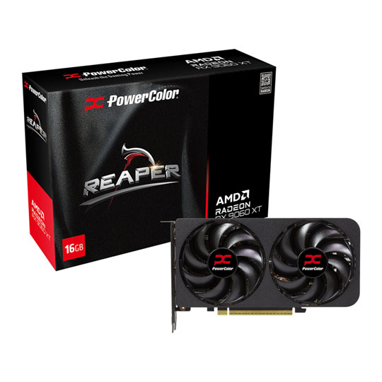 Refurbished - Open Box PowerColor AMD Radeon RX 9060 XT REAPER 16GB ...