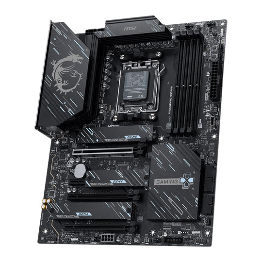 MSI X870E GAMING PLUS WIFI AM5 DDR5 PCIe 5.0 ATX Motherboard : image 3