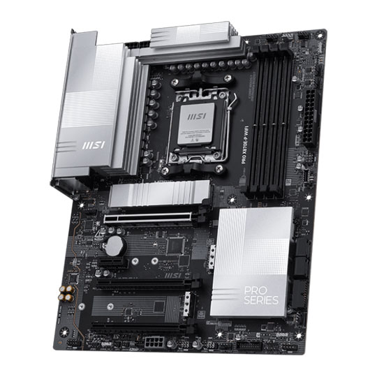 MSI PRO X870E-P WiFi AM5 DDR5 PCIe 5.0 ATX Motherboard : image 3