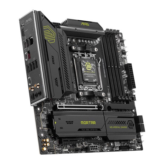 MSI MAG B850M MORTAR WIFI AM5 DDR5 PCIe 5.0 ATX Motherboard : image 3