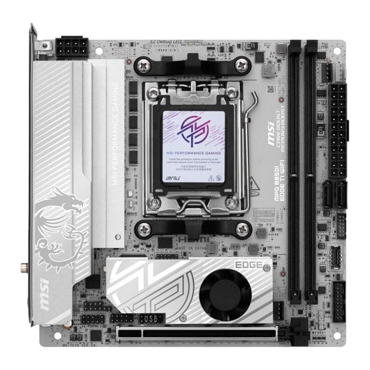 MSI MPG B850I Edge TI WiFi AM5 DDR5 PCIe 5.0 Mini-ITX Motherboard