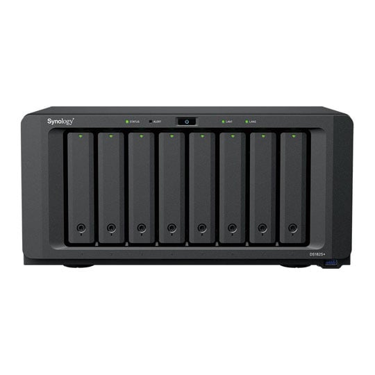 Synology DiskStation DS1825+ 8 Bay Desktop NAS Enclosure with NVMe M.2 Support