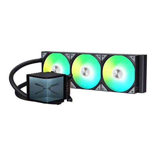 TRYX PANORAMA ARGB 360mm Black AIO CPU Liquid Cooler Intel AMD