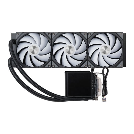TRYX PANORAMA ARGB 360mm Black AIO CPU Liquid Cooler Intel AMD