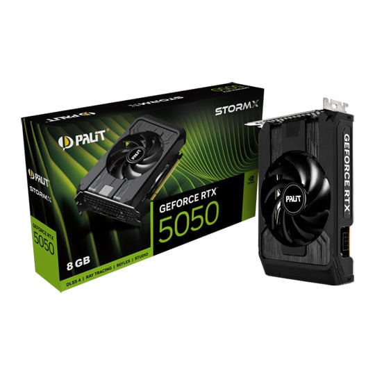 Palit NVIDIA GeForce RTX 5050 STORMX 8GB Blackwell Graphics Card