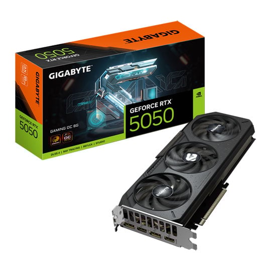 Gigabyte NVIDIA GeForce RTX 5050 GAMING OC 8GB Blackwell Graphics Card