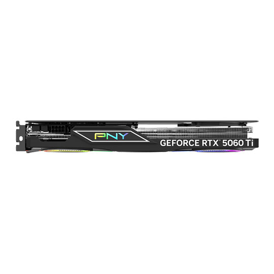 PNY NVIDIA GeForce RTX 5060 Ti 16GB ARGB Overclocked Triple Fan Blackwell Graphics Card : image 3