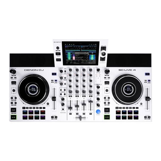 Denon SC LIVE 4, 4 Channel Standalone DJ System - White : image 4