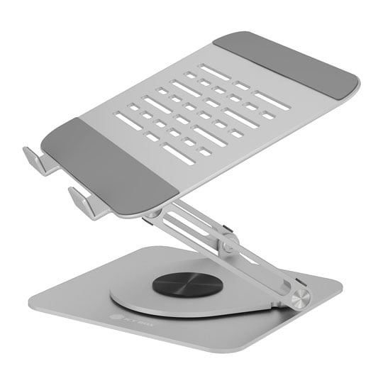 ICY BOX Height Adjustable Rotatble Laptop Stand up to 17"