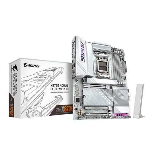 Gigabyte AMD X870E AORUS ELITE WiFi7 ICE ATX Motherboard
