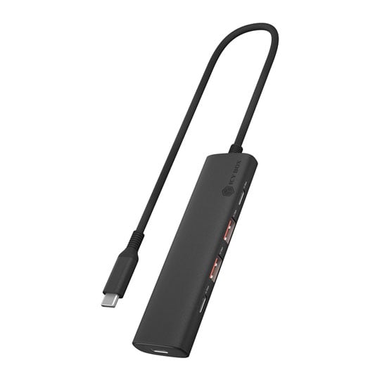ICY BOX 4 Port USB 3.2 Gen 2 Type-C Hub with Power Delivery