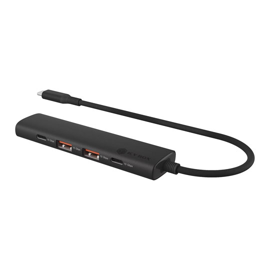 ICY BOX 4 Port USB 3.2 Gen 2 Type-C Hub with Power Delivery : image 3