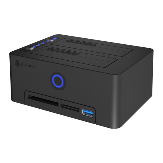 ICY BOX 2-Bay 2.5''/3.5'' SSD/HDD Clone Station