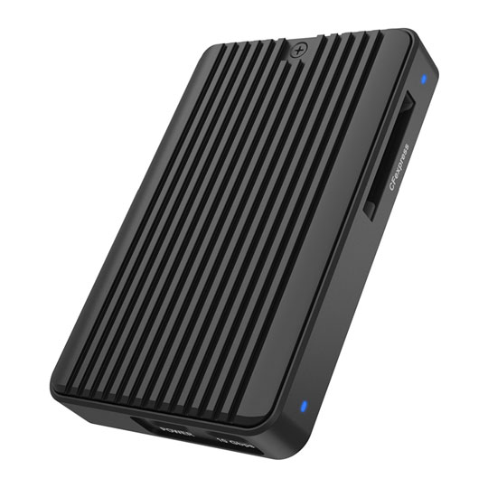 ICY BOX IB-1917M-C32a M.2 NVMe SSD USB-C External Enclosure with CFexpress Card Reader