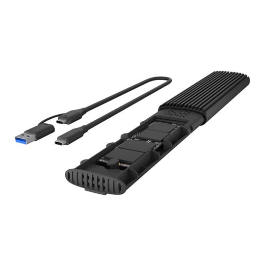 ICY BOX IB-1808MCT-CU31 M.2 NVMe / SATA USB-C SSD External Enclosure
