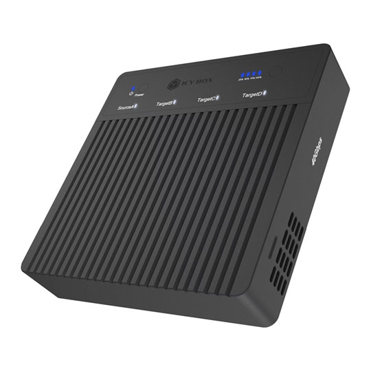 ICY BOX 4 Bay M.2 NVMe SSD USB4 Docking & CloneStation