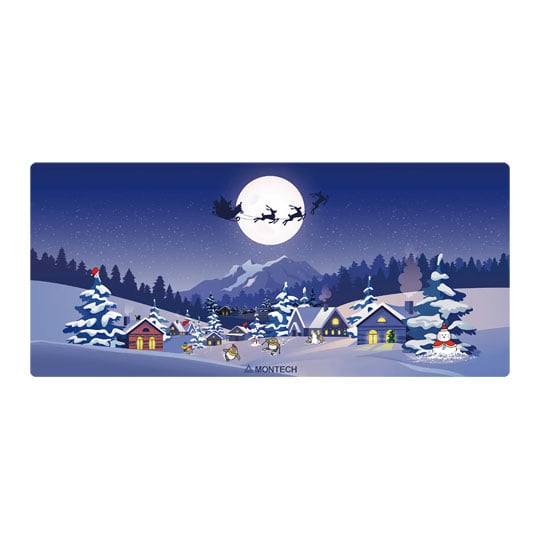Montech GMP 103 Extended Gaming Mouse Pad XL 900mm x 400mm x 5mm (Christmas Theme) Montech GMP 103 Extended Gaming Mouse Pad XL 900mm x 400mm x 5mm (Christmas Theme)