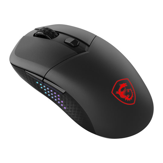 MSI Versa 300 Elite Wireless Black RGB Optical 26000dpi Gaming Mouse