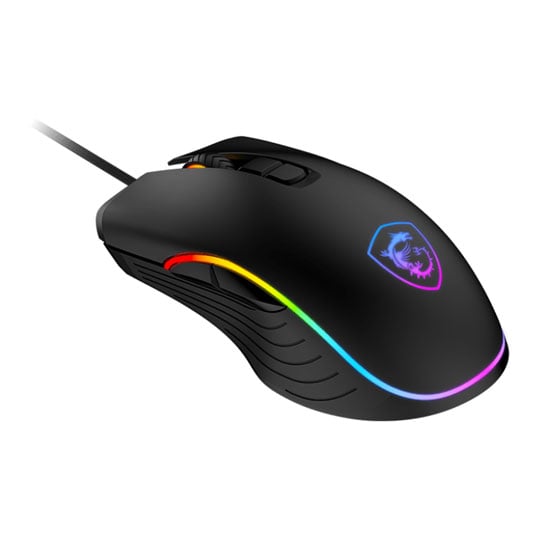 MSI Forge GM300 Wired Black Optical RGB 7200dpi Gaming Mouse