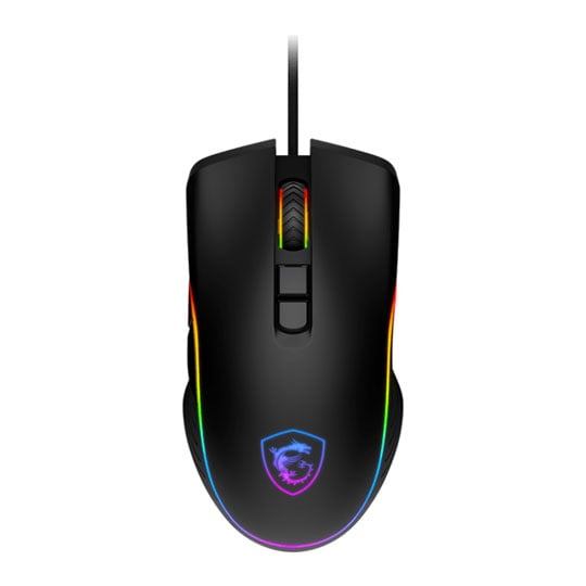 MSI Forge GM300 Wired Black Optical RGB 7200dpi Gaming Mouse