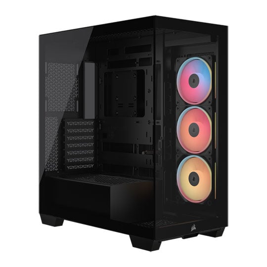 Corsair 3500X LX-R RGB Black Tempered Glass Mid Tower PC Case