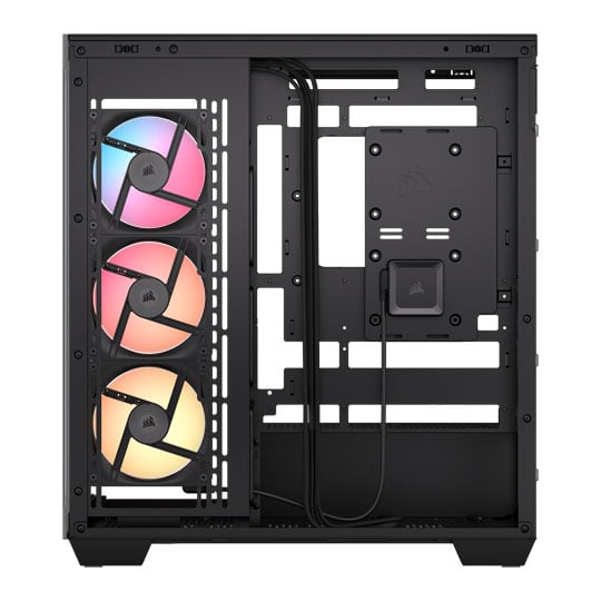 CORSAIR 3500X LX-R RGB Black Tempered Glass Mid Tower PC Case : image 3