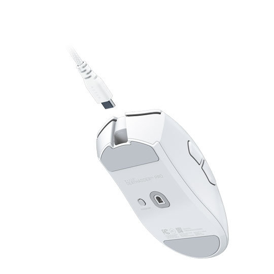 Razer DeathAdder V4 Pro White Optical Wireless Gaming Mouse : image 4