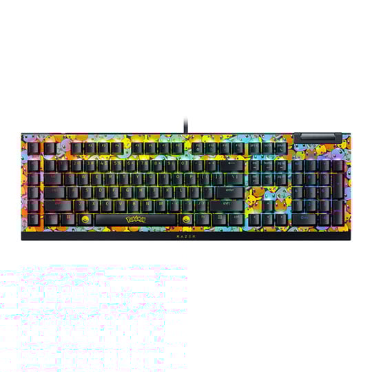 Razer BlackWidow V4 X Green Switch Mechanical Gaming Keyboard - Pokémon Kanto Starter Ed.