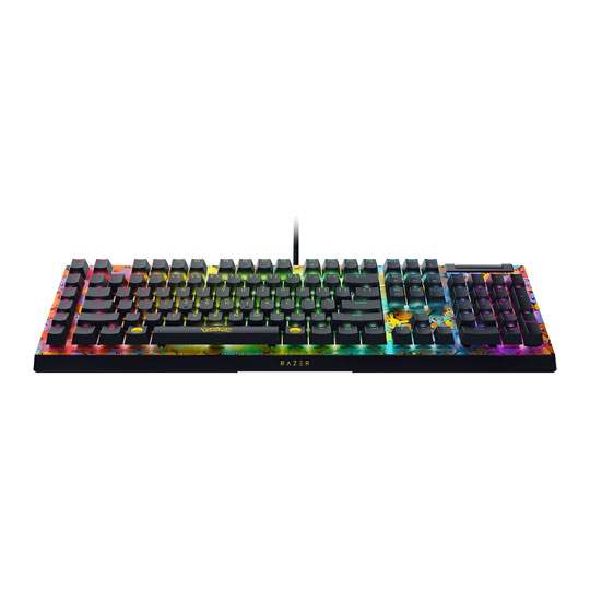 Razer BlackWidow V4 X Green Switch Mechanical Gaming Keyboard - Pokémon Kanto Starter Ed.