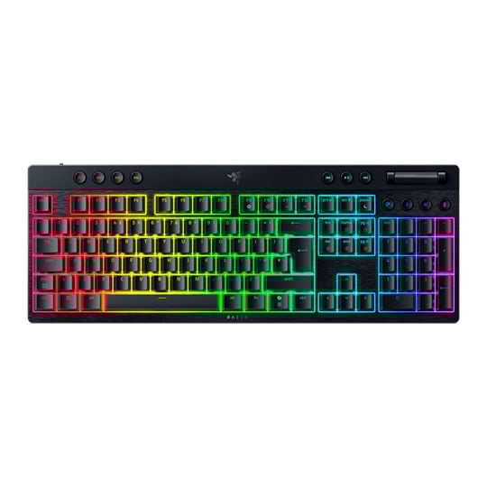 Razer BlackWidow V4 Hyperspeed Razer Orange Switch UK Layout Mechanical Gaming Keyboard