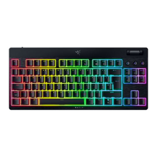 Razer BlackWidow V4 Hyperspeed TKL Razer Orange Switch UK Layout Mechanical Gaming Keyboard