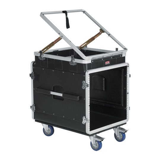 Gator 10U Combi Mixer Rack w/ 12U Pop Up Top : image 3