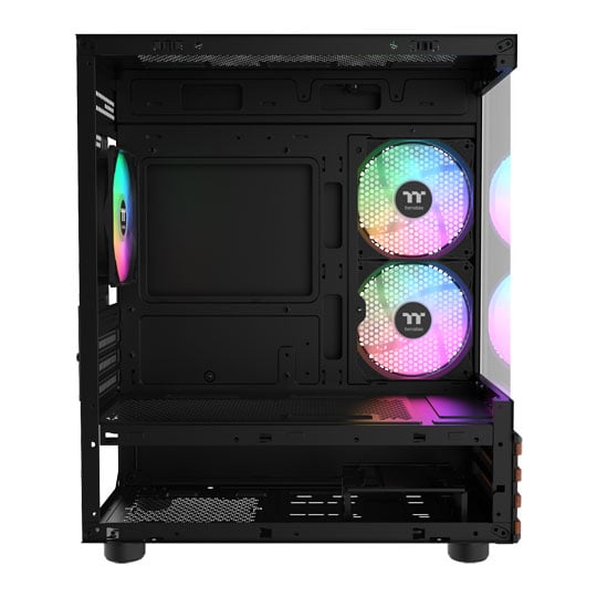 Thermaltake View 170 WS ARGB MicroATX Tower Tempered Glass PC Gaming Case Black